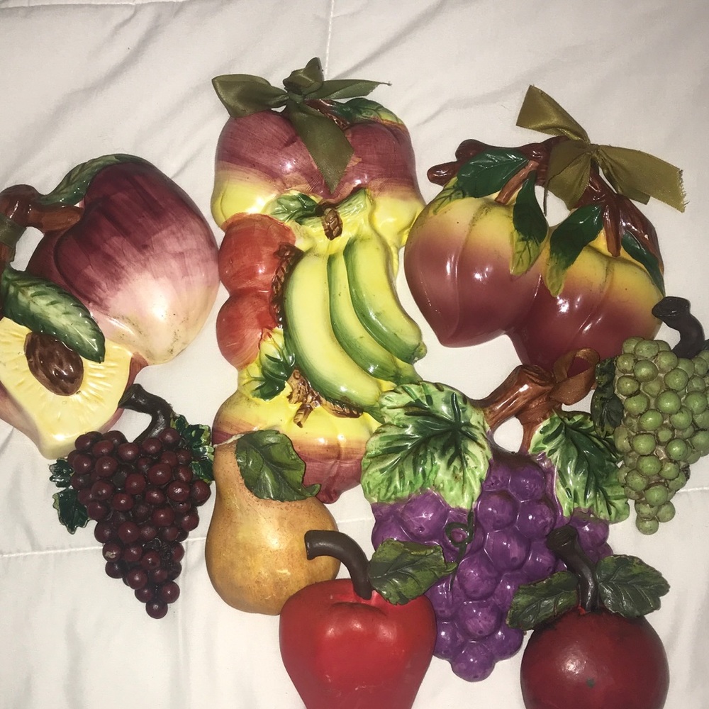 Glass Fruit Wall Accent decorations